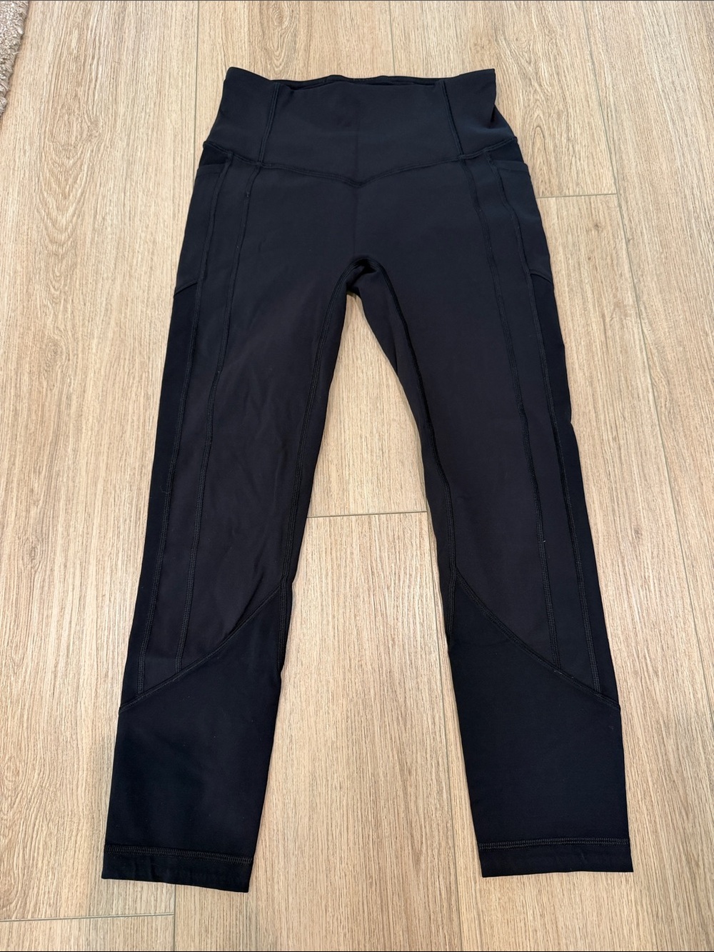 Lululemon 7/8 Black High-Waist Active Leggings